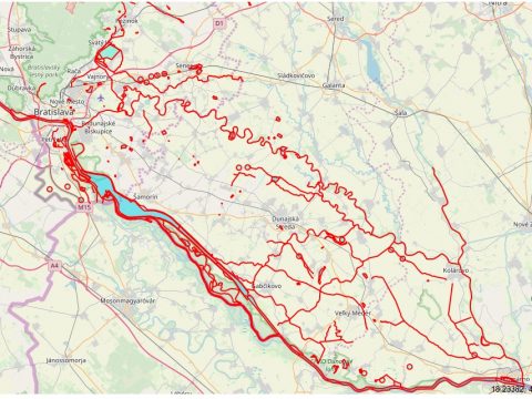 Zimné sčítanie vodného vtáctva úsek Horné Podunajsko